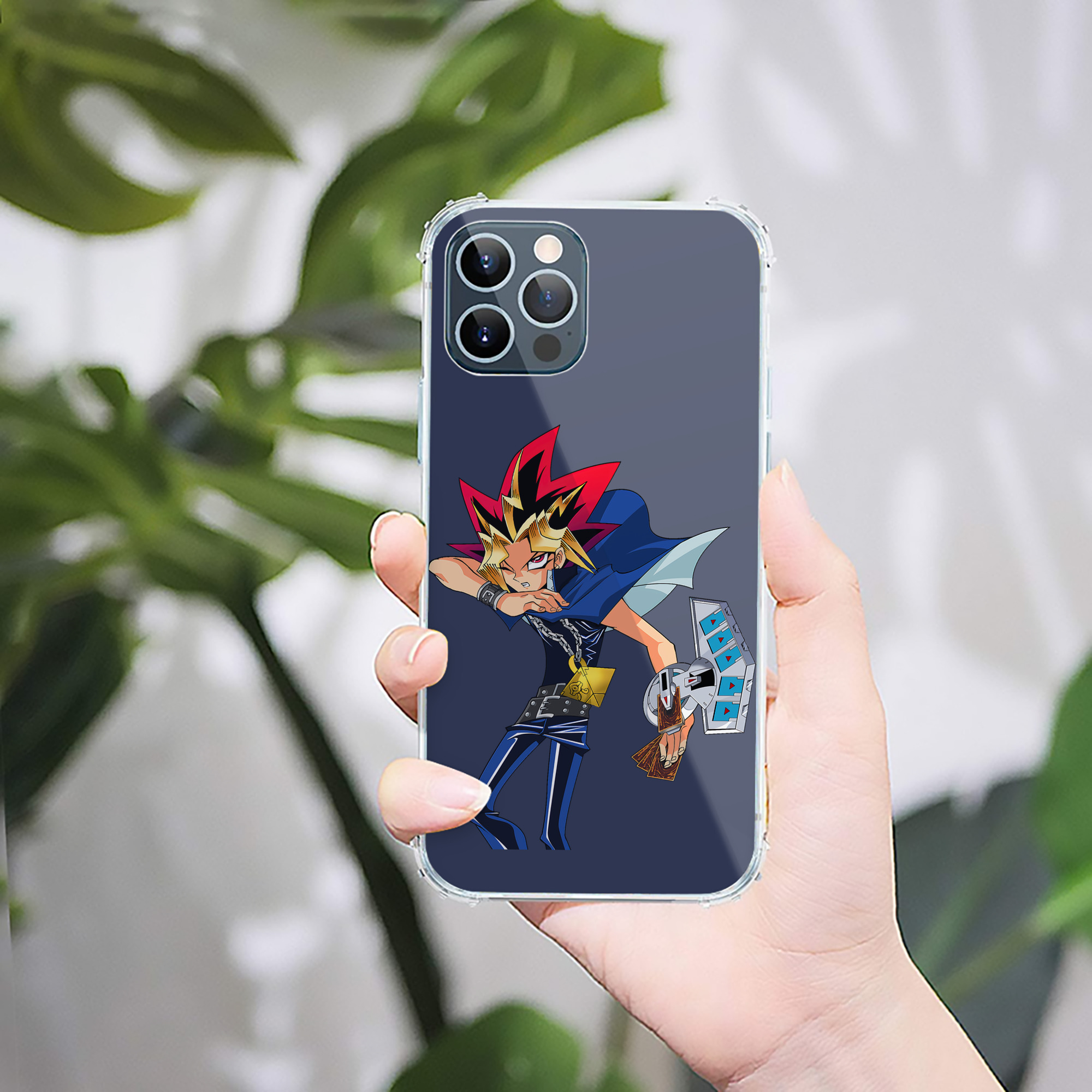 （画像用） 遊☆戯☆王 Yu-Gi-Oh! 【iPhone 12シリーズ対応】透明スマホケース（クリアソフトケース）